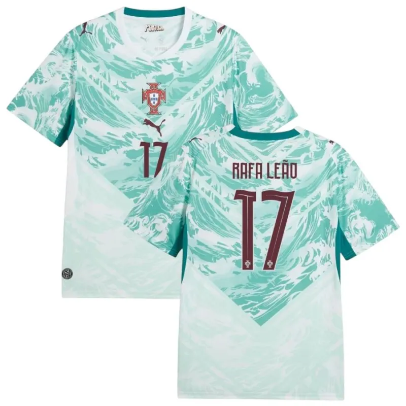 Portugal RAFA LEAO 2026/27 Camiseta Visitante Verde