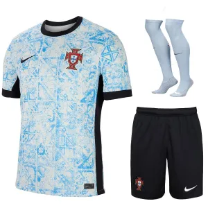 Portugal 2024/25 Away Kids' Kit - White