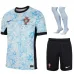 Kit di trasferta per bambini della Portogallo 2024/25 - Bianco