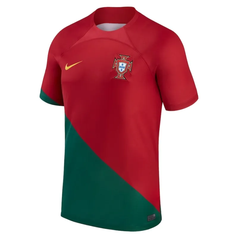 Portugal's 2022 FIFA World Cup Home Jersey - Red and Green