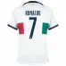 Ronaldo's Portugal 2022 World Cup Away Children's Jersey Set - White