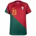João Félix's Portugal 2022 FIFA World Cup Home Jersey - Red and Green