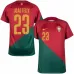 João Félix's Portugal 2022 FIFA World Cup Home Jersey - Red and Green