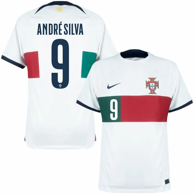 André Silva's Portugal 2022 FIFA World Cup Away Jersey - White