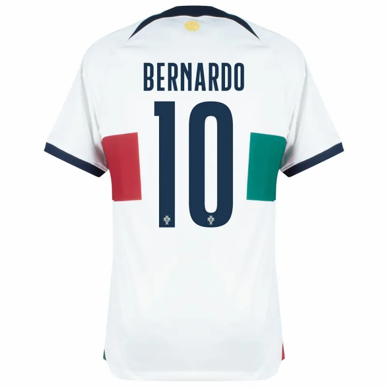 Bernardo's Portugal 2022 FIFA World Cup Away Jersey - White