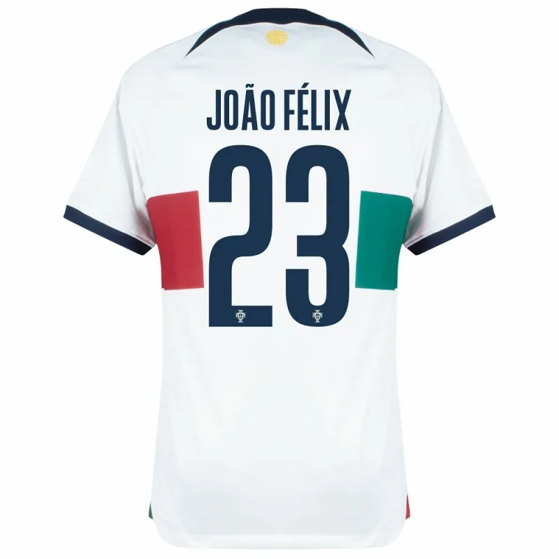 João Félix's Portugal 2022 FIFA World Cup Away Jersey - White