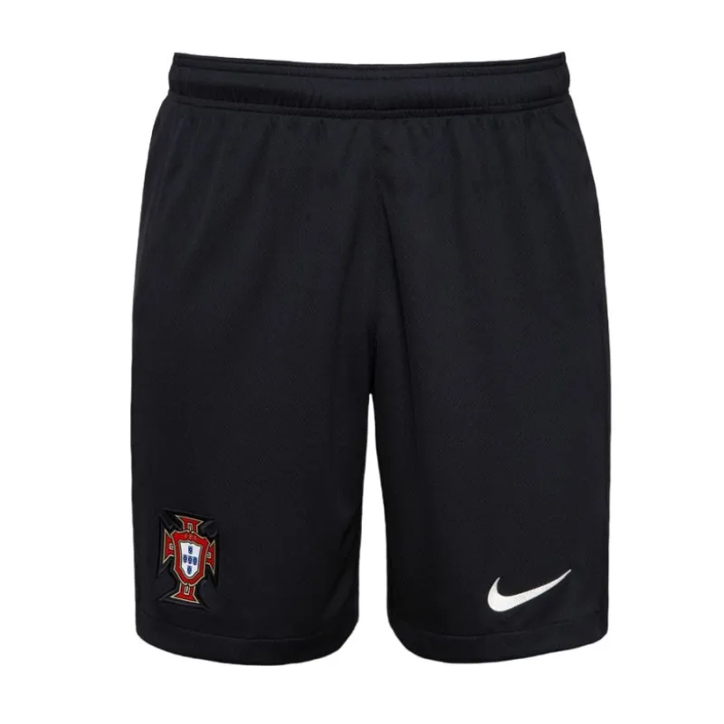 Portugals 2024/25 Auswärtstrikot-Shorts - Schwarz
