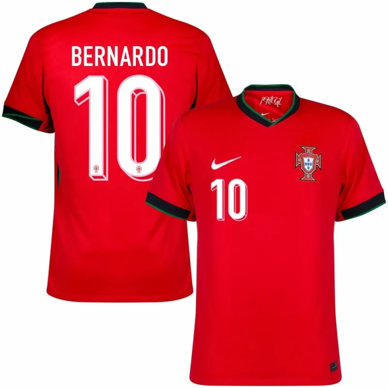 Bernardo. Portugals 2024/25 Heimtrikot - Rot