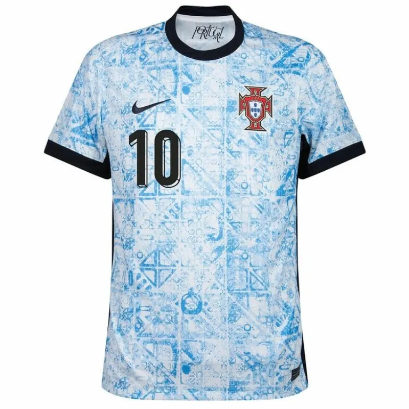 Bernardo. Portugals 2024/25 Auswärtstrikot - Weiß