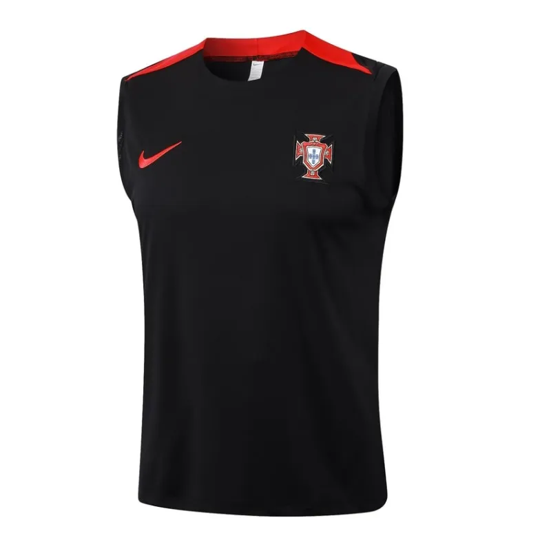 Gilet + shorts du Portugal 2024/25 - noir