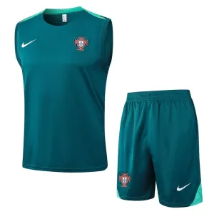 Portugal's 2024/25 vest + shorts - green