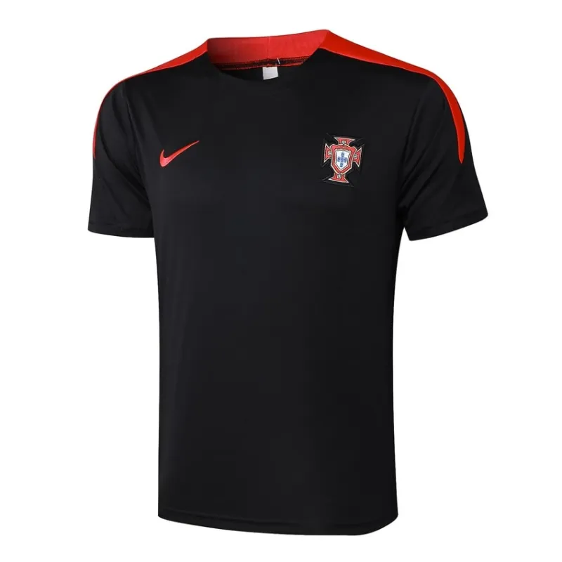 Portugiesisches 2024/25 Trainingsanzug + Shorts - schwarz