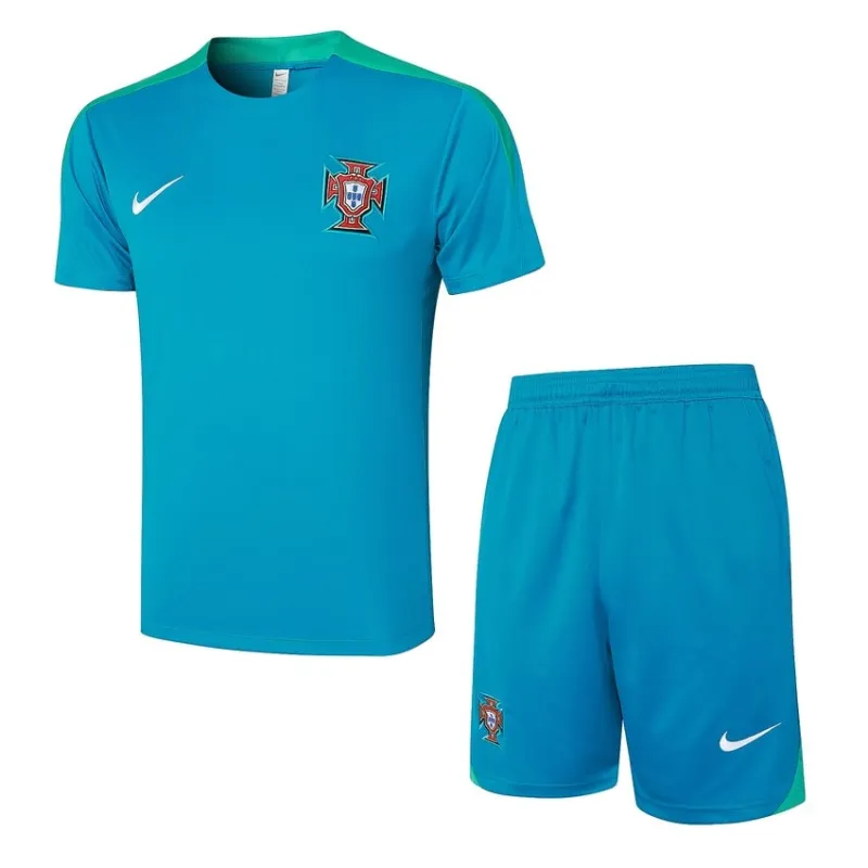 Traje de entrenamiento + pantalones cortos de Portugal 2024/25 - verde