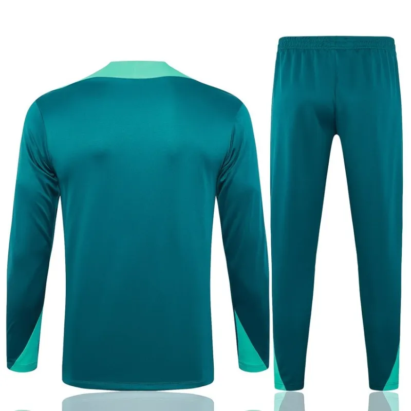 Portugal's 2024/25 long-sleeved sportswear + pants - green