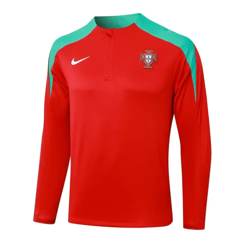 Portugiesisches 2024/25 Langarmsportbekleidung + Hosen - rot