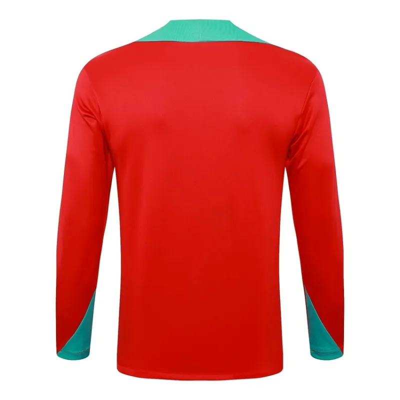 Portugiesisches 2024/25 Langarmsportbekleidung + Hosen - rot