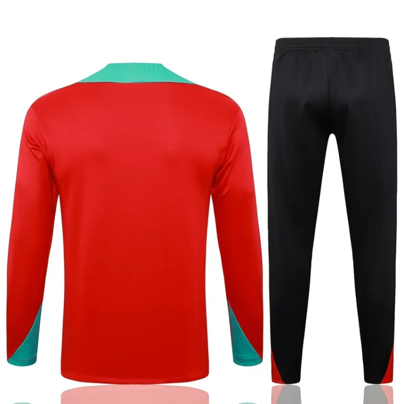 Portugiesisches 2024/25 Langarmsportbekleidung + Hosen - rot