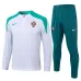 Ropa de deporte de manga larga + pantalones de Portugal 2024/25 - blanco