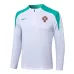Ropa de deporte de manga larga + pantalones de Portugal 2024/25 - blanco