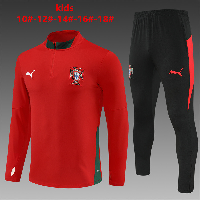 Portugal 2025/26 Kids Sports Set Red