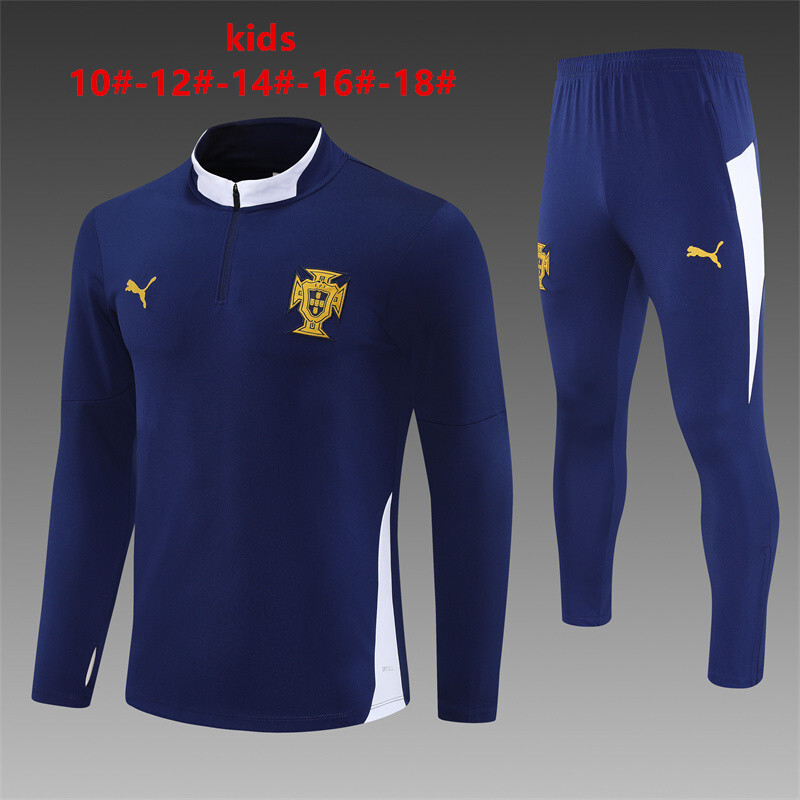 Portugal 2025/26 Kids Sports Set Blue