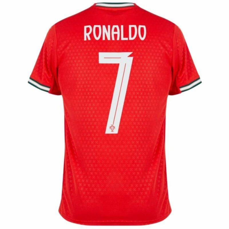 Portugal RONALDO Kids' Jersey 2025/26 Home - Red