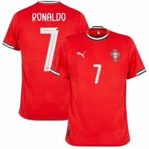 Portugal RONALDO Kids' Jersey 2025/26 Home - Red