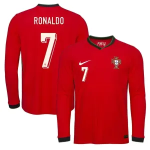 Portugal RONALDO 2025/26 Home Long-Sleeved Jersey - Red