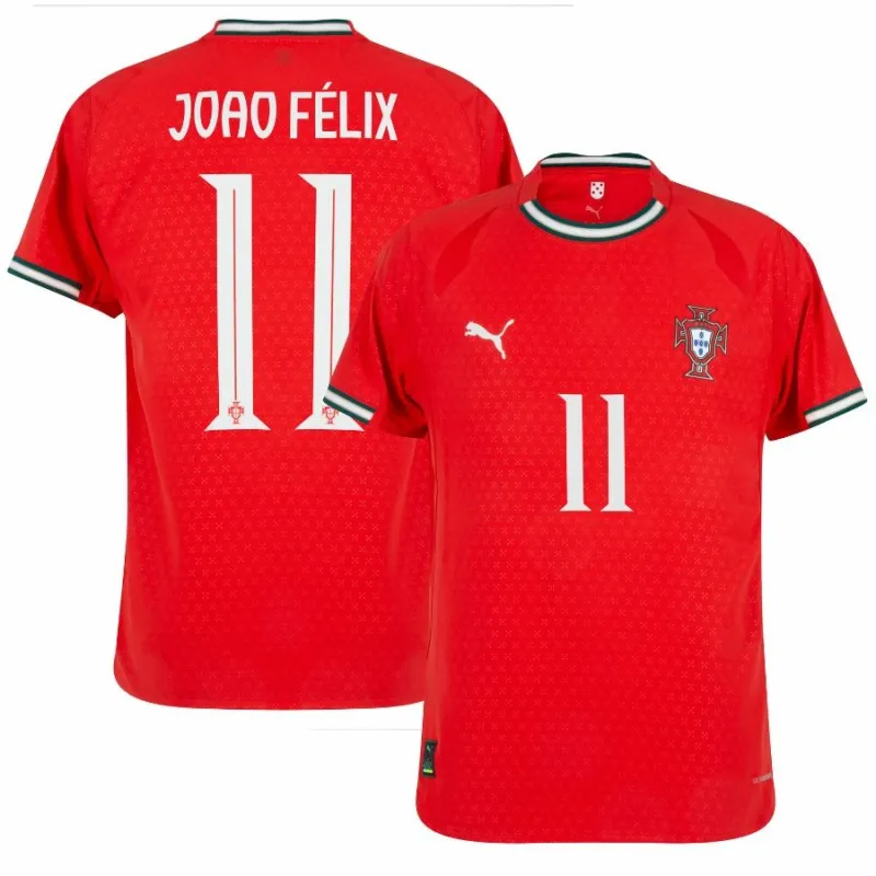 Portugal JOAO FÉLIX Kids' Jersey 2025/26 Home - Red