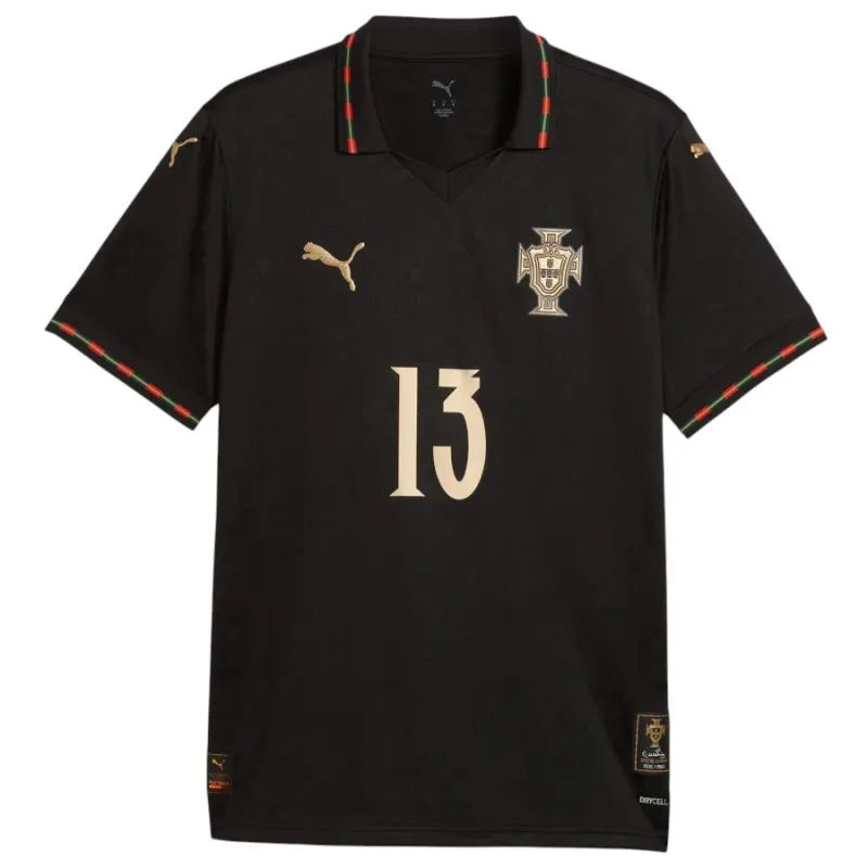Portugal EUSÉBIO 2025/26 Special Edition Kids Jersey - Black