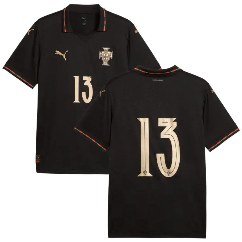 Portugal EUSÉBIO 2025/26 Special Edition Kids Jersey - Black