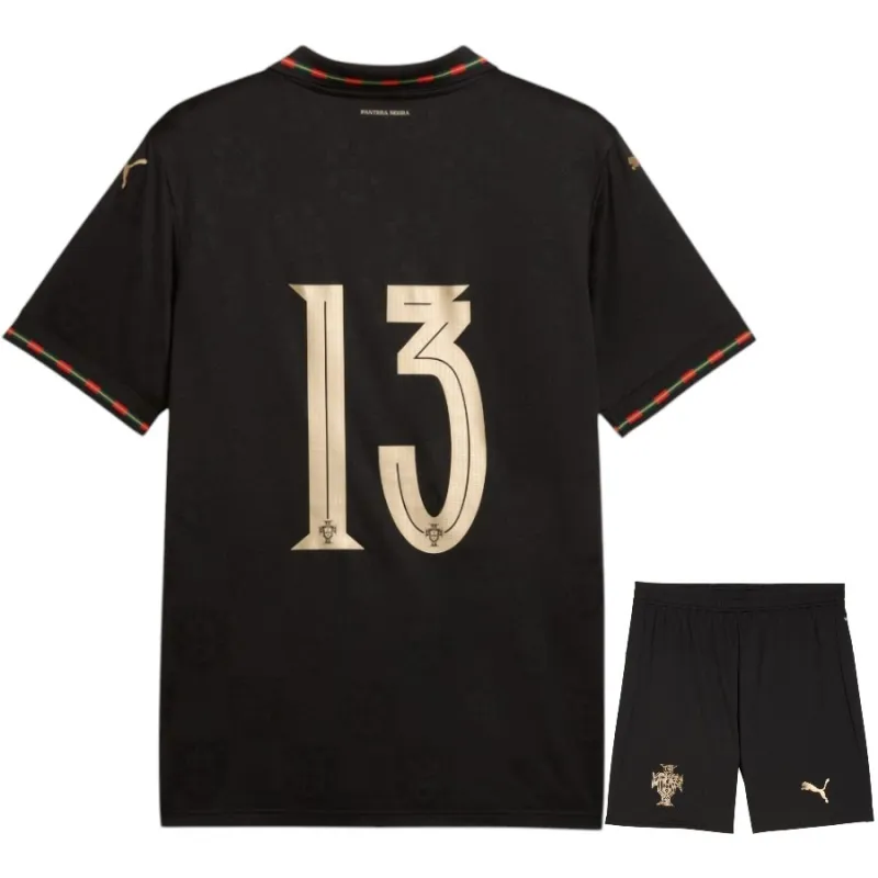 Portugal EUSÉBIO 2025/26 Special Edition Kids Kit - Black