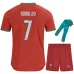 Portugal RONALDO Kids' Kit 2026/27 Home - Red