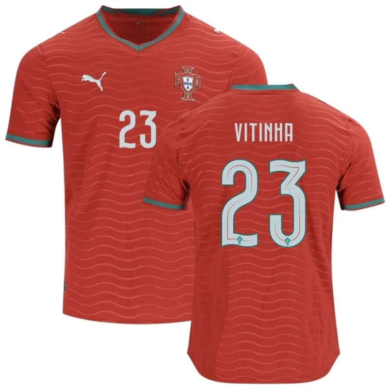 Portugal VITINHA 2026/27 Camiseta Local - Roja