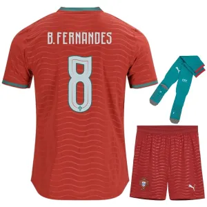 Portugal B.FERNANDES Kit enfant 2026/27 domicile - Rouge