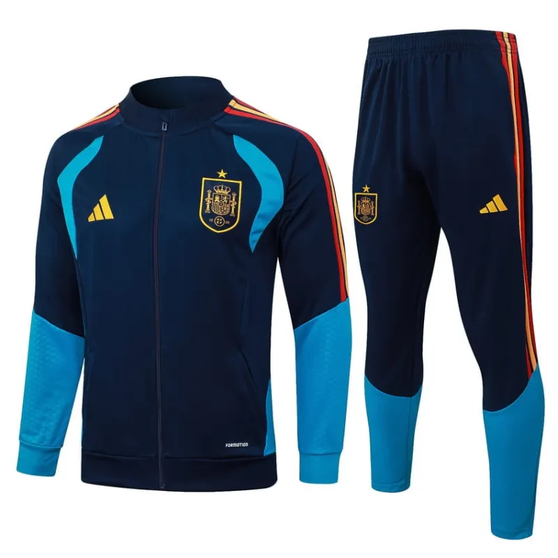Spanien 2026/27 Jacke Trainingsset Dunkelblau