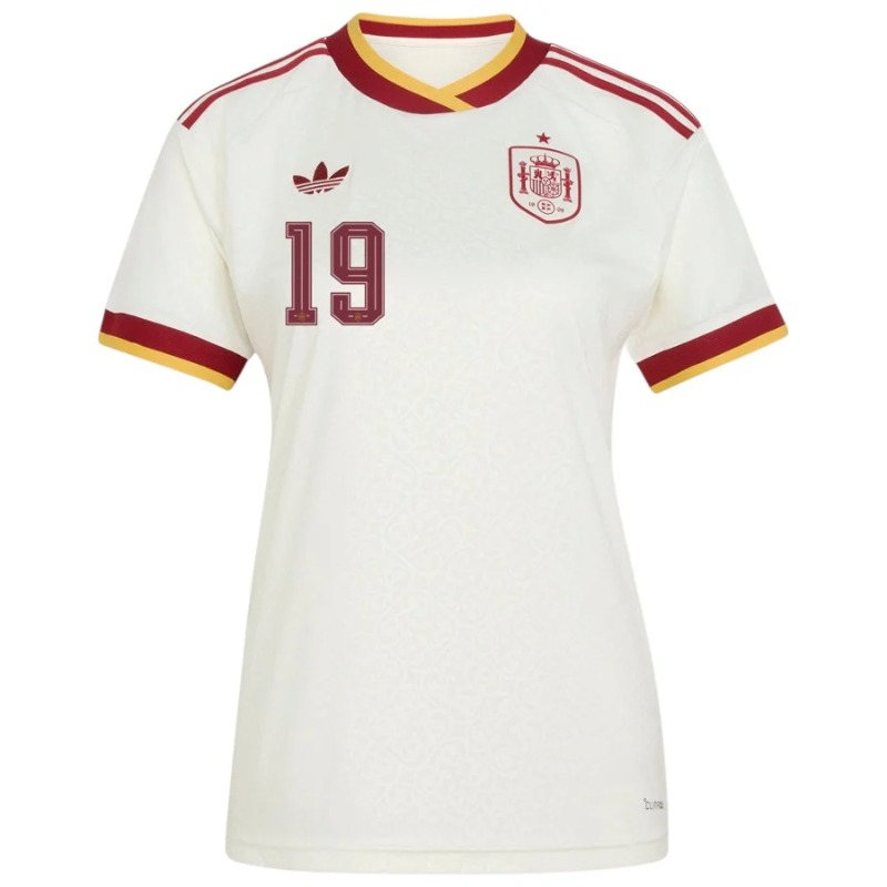 Spain LAMINE YAMAL 2026/27 women's away jersey white