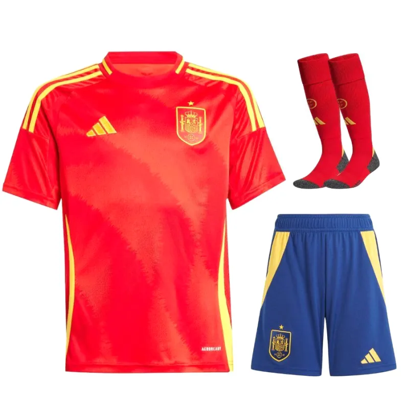 Spain 2024/25 Home Kids Fan Kit - Red