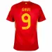 Insieme di maglia per bambini della Spagna di Gavi 2024/25 - Rossa