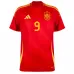 Insieme di maglia per bambini della Spagna di Gavi 2024/25 - Rossa