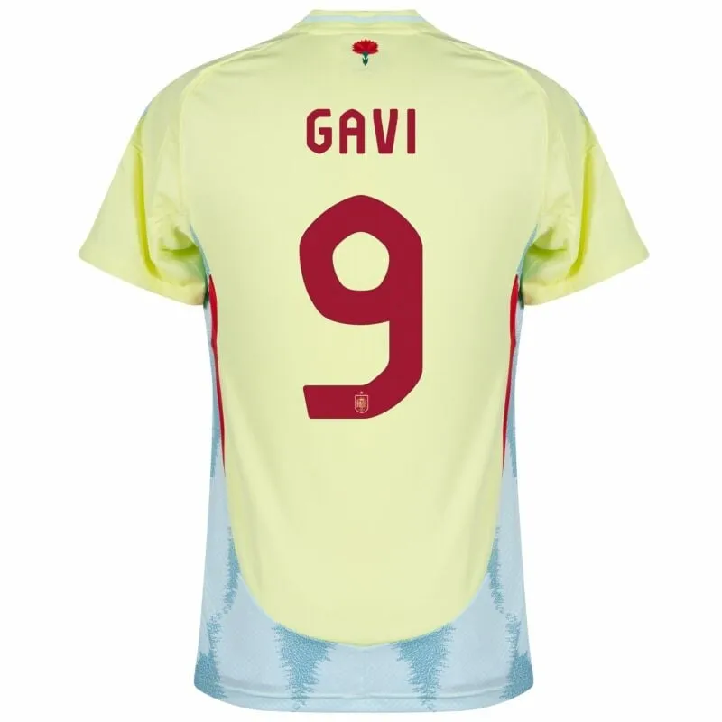 Gavi's Spanien 2024/25 Auswärts-Kinder-Trikotsatz - Gelb