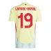 Conjunto de camisa de campo para niños de España de Yamal 2024/25 - Amarillo