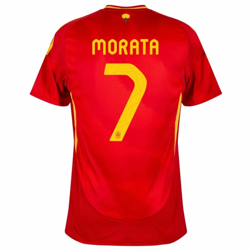 Morata's Spain 2024/25 Home Jersey - Red