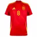 Pedri's Spanische 2024/25 Heimtrikot - Rot