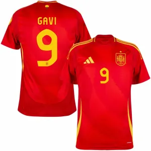 Maglia principale della Spagna di Gavi 2024/25 - Rossa