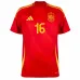 RODRI's Spain 2024/25 Home Jersey - Red