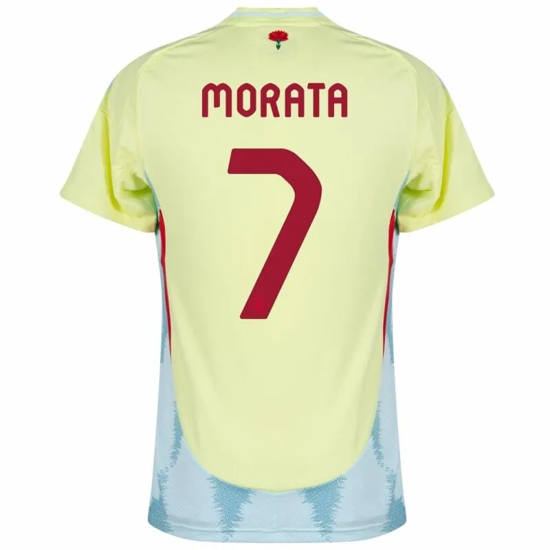 Maglia d'esterno della Spagna di Morata 2024/25 - Gialla