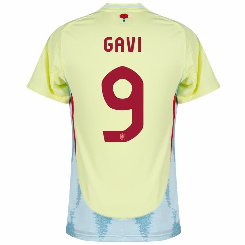 Gavi's Spanische 2024/25 Auswärtstri kit - Gelb
