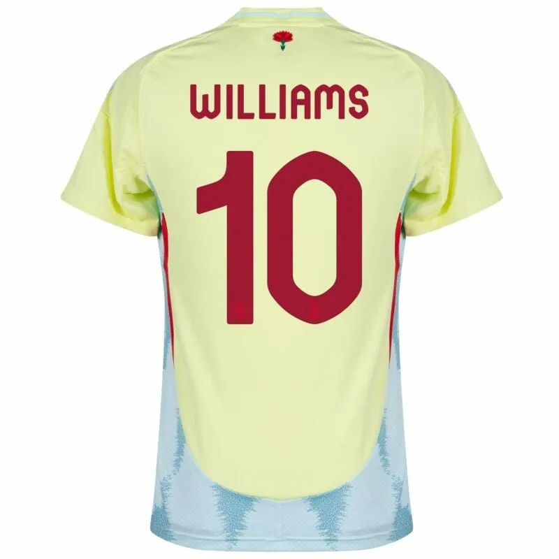 Williams' Spanische 2024/25 Auswärtstri kit - Gelb