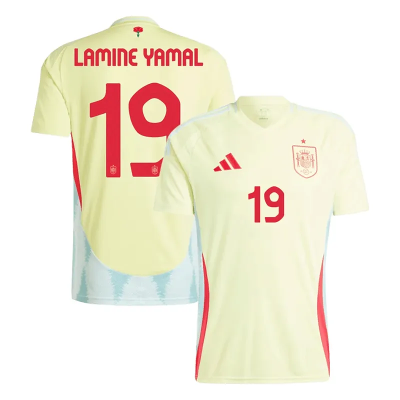 Maglia d'esterno della Spagna di Yamal 2024/25 - Gialla
